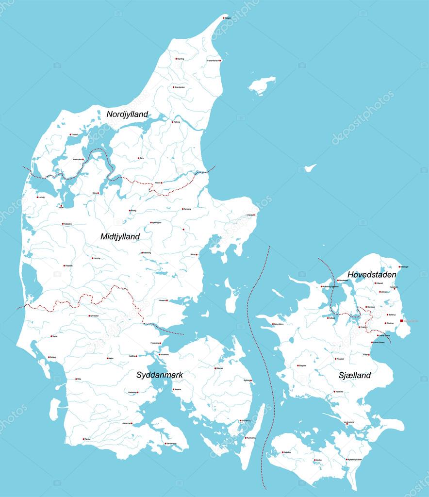 Danmarks öar Karta | Karta