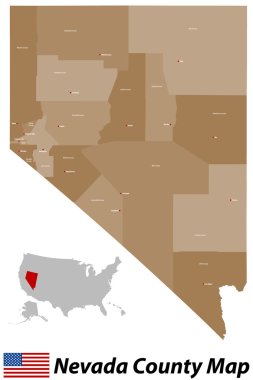 Nevada County harita