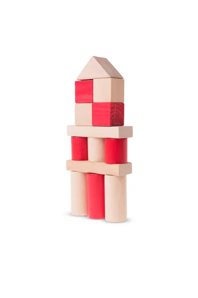 Wooden toy bricks — Stock Photo, Image