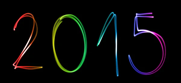 Lettera fiorente di colore verde brillante al neon — Foto Stock