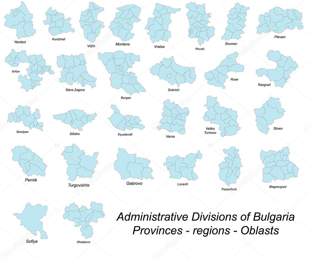 Bulgaria administrative devisions