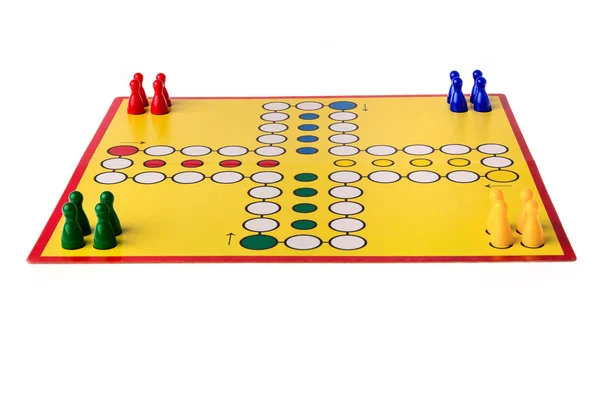 Juego de mesa con peones — Foto de Stock