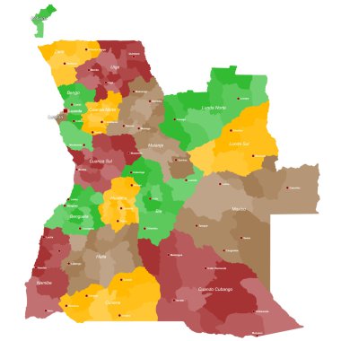 angola Haritası