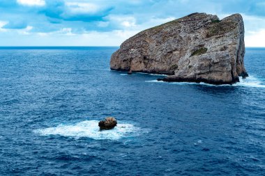 Capo Caccia, Alghero 'dan muhteşem bir manzara.