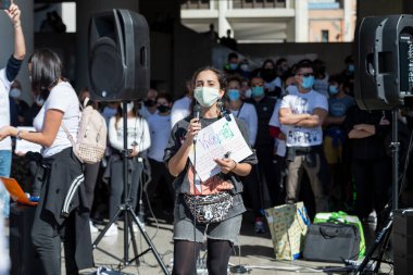 Spor salonu kapanış protestosu, Covid-19