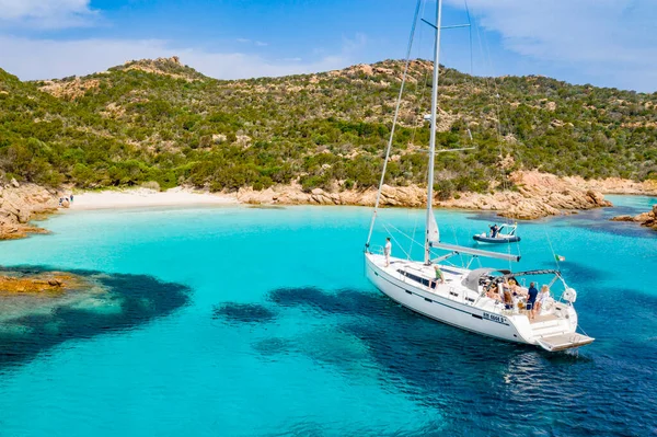 Cala Corsara 'nın hava görüntüsü