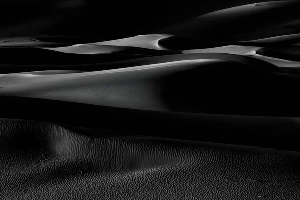 desert dunes, a journey to the Sahara, black and white. High quality photo
