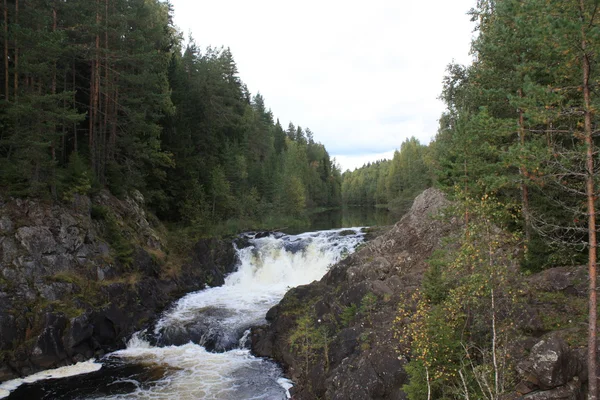 Kivach Waterfall — Stock Photo, Image