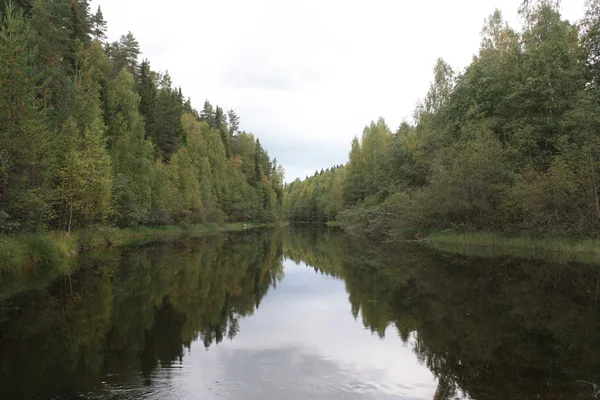 Кивачский водопад — стоковое фото