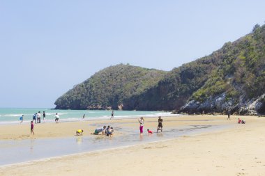 Khao Takiab kum plaj Hua Hin, Tayland