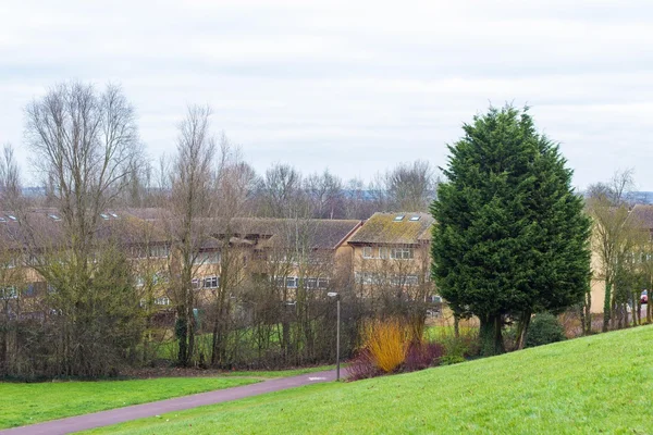 Conniburrow neighborhood in Milton Keynes, England, UK — Stock Photo, Image