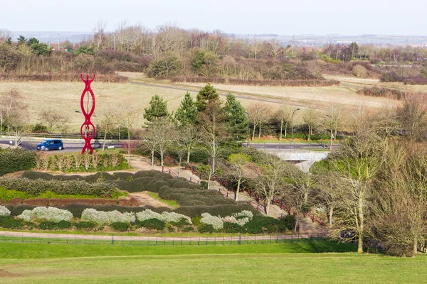 Hermoso parque en primavera — Foto de Stock