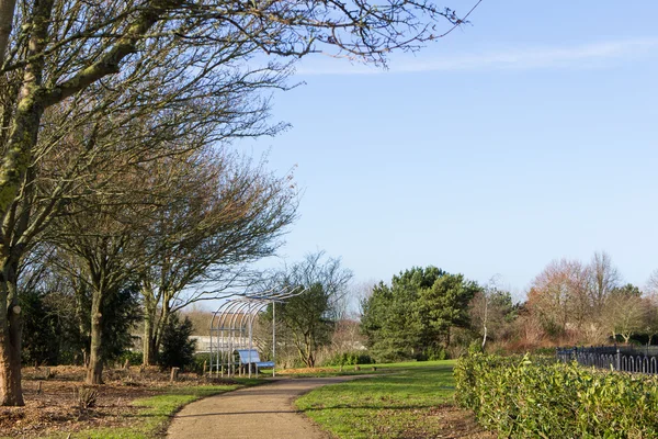 Beau parc au printemps — Photo