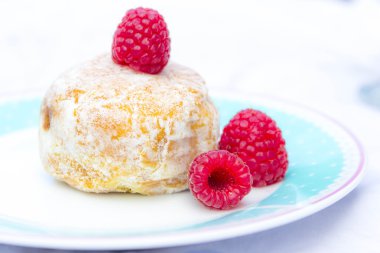 Ahududu ile sırlı halka yakın çekim