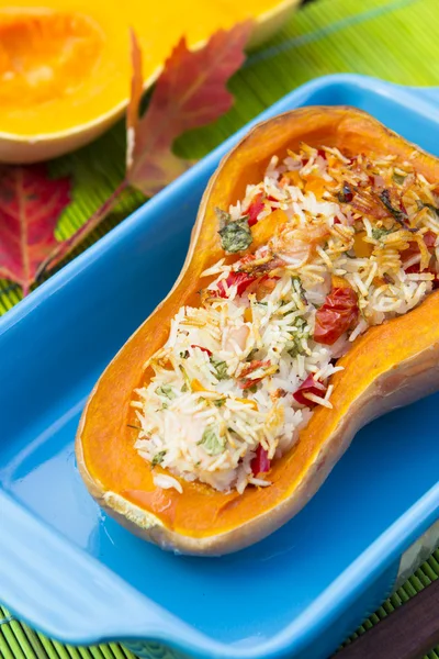 Stuffed roast squash close up — Stock Photo, Image