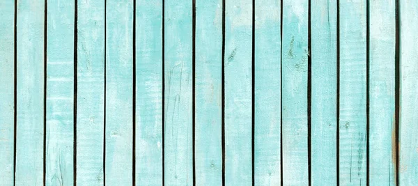 Blue Old Wooden Fence Wood Palisade Texture Planks Background — Stock Photo, Image