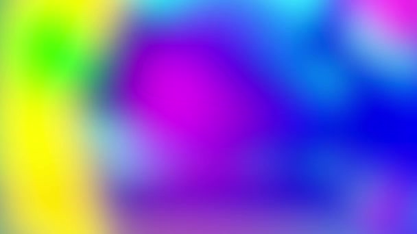 アブストラクトぼやけた液体の色グラデーション状 虹色のシマーと動き Hdループアニメーションの背景 — ストック動画