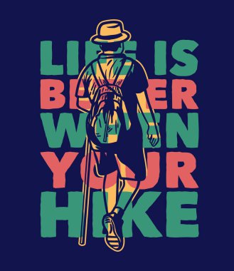 Poster tasarımı hayatı, erkek yürüyüşü klasik resimlerle yapıldığında daha iyidir.