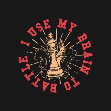 Logo tasarımı. Beynimi satranç klasik illüstrasyonuyla savaşmak için kullanıyorum.