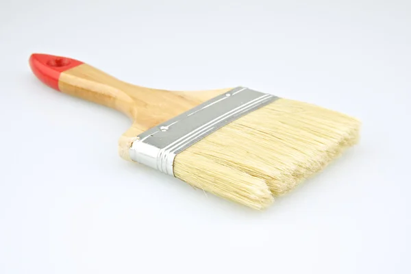 Close up brown paintbrush — Stock Photo, Image