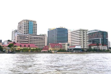 Siriraj hastanede Chao Praya Nehri Bangkok Tayland