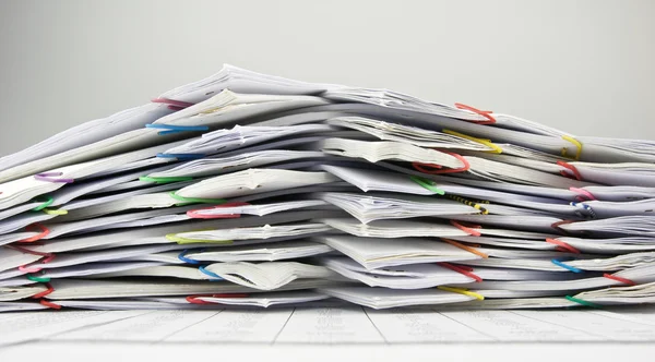 Pile of paperwork overload — Stock Photo, Image