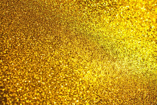 Gold Funkelt Hintergrund Leuchtend Goldene Oder Gelbe Textur Neujahrs Und — Stockfoto