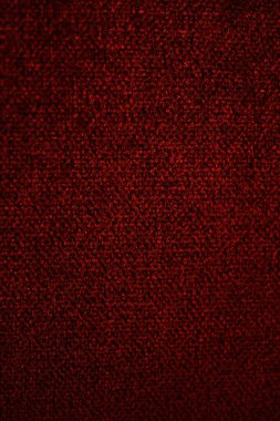 Güzel, klasik, kırmızı, kadife, lüks kanepe. Burgundy kadife desen.