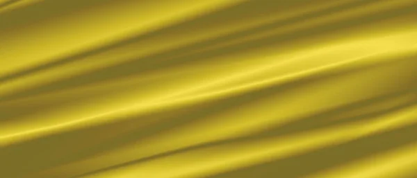 Yellow texture background with shiny wave. Abstract background from yellow textile or liquid waves. Wavy texture.