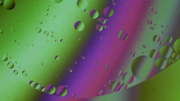 Burbujas Fractales Movimiento Colores Cambiantes — Vídeo de stock