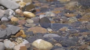 Temiz su ve taşlarla dolu güzel bir nehir. 