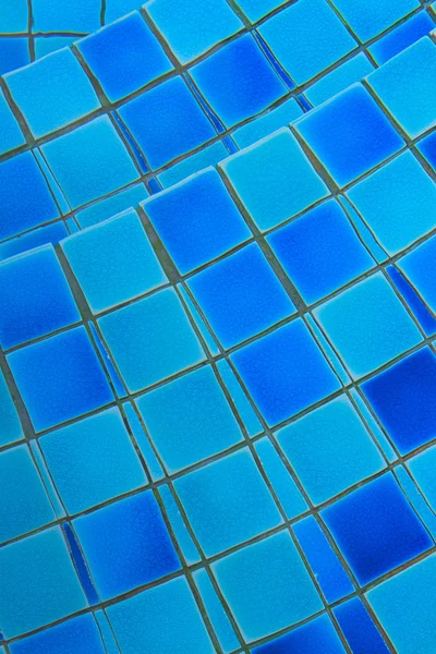 Piscina azul mosaico —  Fotos de Stock