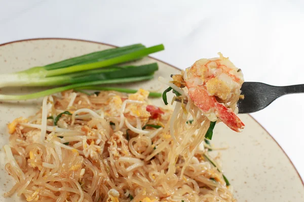 Pad Thai Wokad Stockfoto