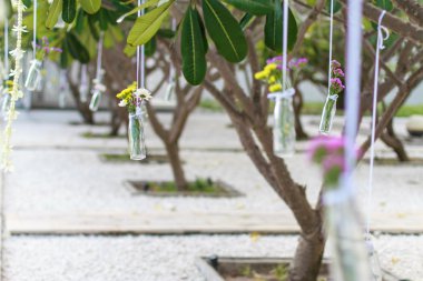 düğün töreninde çiçek 