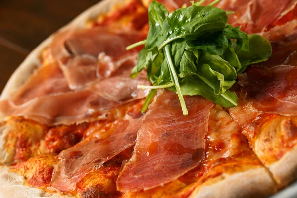 Itallian pizza parma ham — Stock Photo, Image