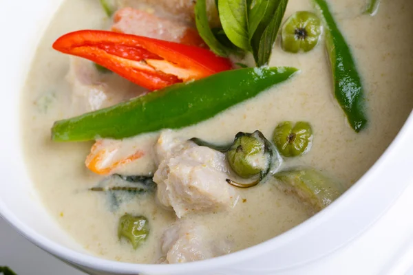 Tajskie jedzenie Green curry Obrazek Stockowy