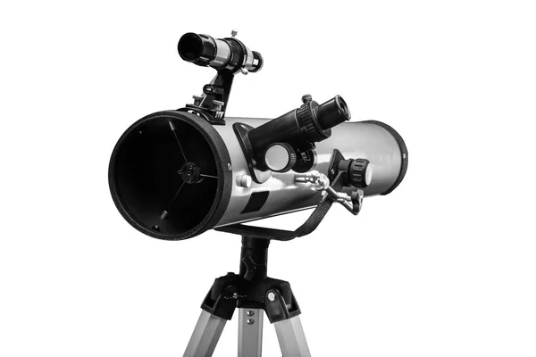 Modern telescope isolated — Stock Photo, Image