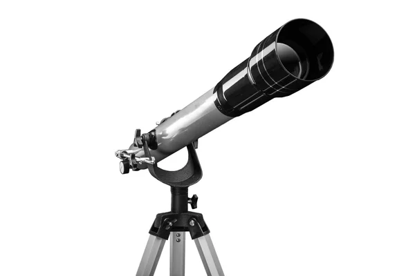 Modern telescope isolated — Stock Photo, Image