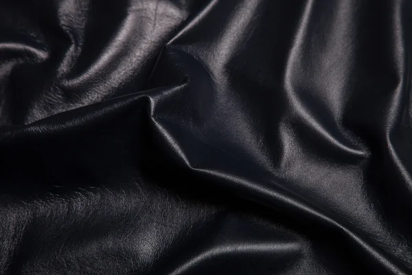 Black leather — Stock Photo, Image