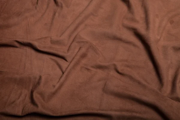 Brown suede chamois texture — Stock Photo, Image