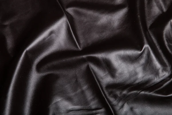 Black leather — Stock Photo, Image