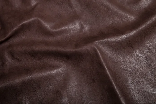 Brown leather — Stock Photo, Image