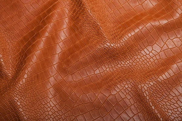 Natural brown leather — Stock Photo, Image