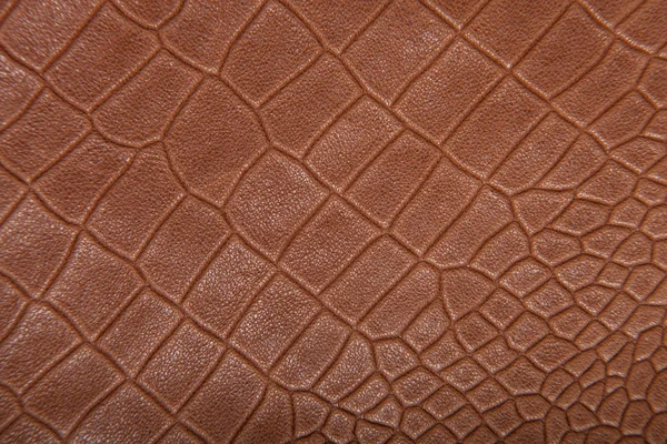 Natural brown leather — Stock Photo, Image