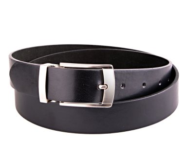 Erkek siyah deri kemer