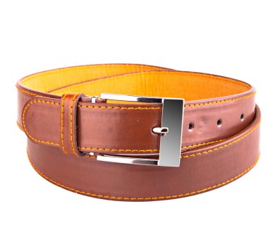 Kahverengi erkek deri kemer