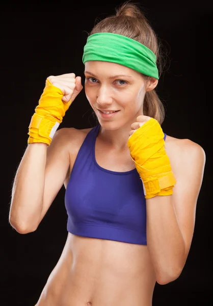 Beautiful fitness woman — Stock Photo, Image