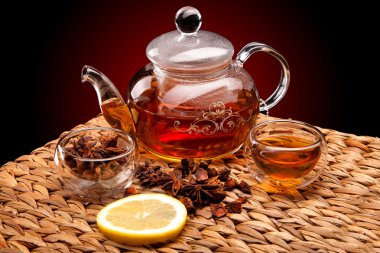 Çaydanlıklı çay.