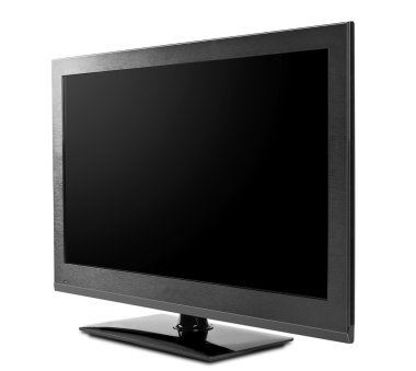 TV ile siyah göstermek izole