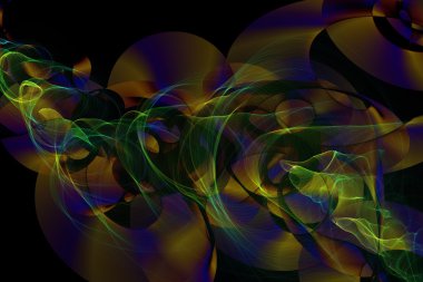 fraktal tasarım arka planı